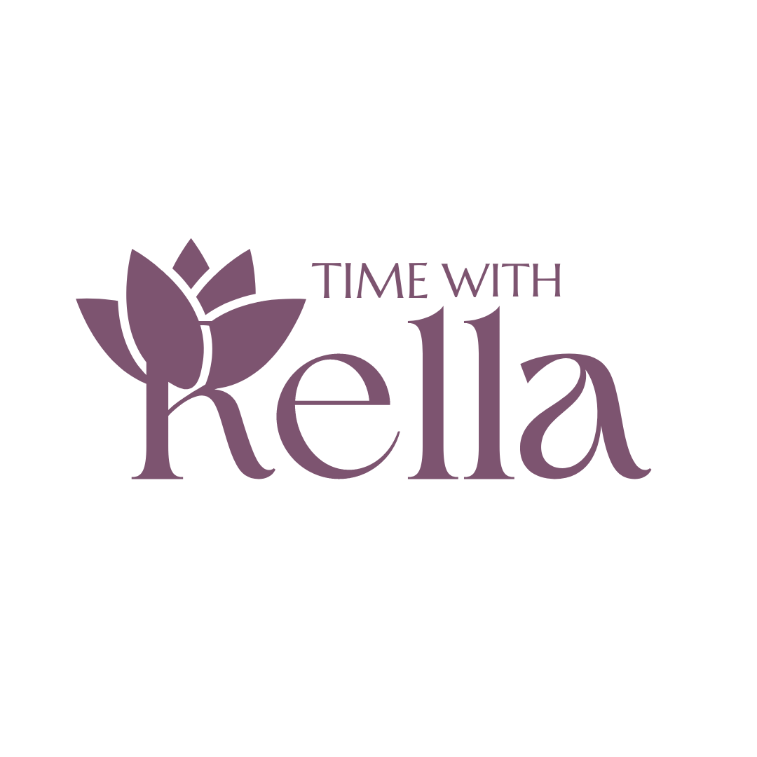 Time With Rella Logo in chinese violet